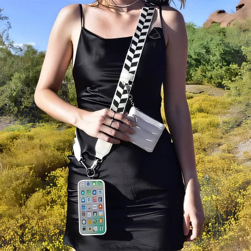 Phone Strap with Zipper