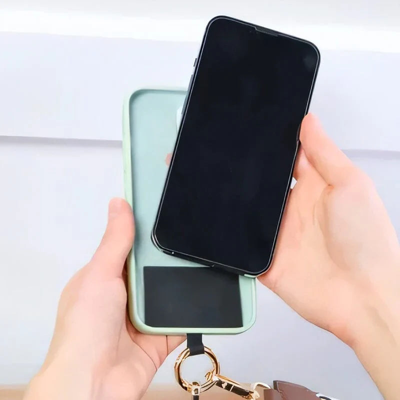 Phone Strap with Zipper
