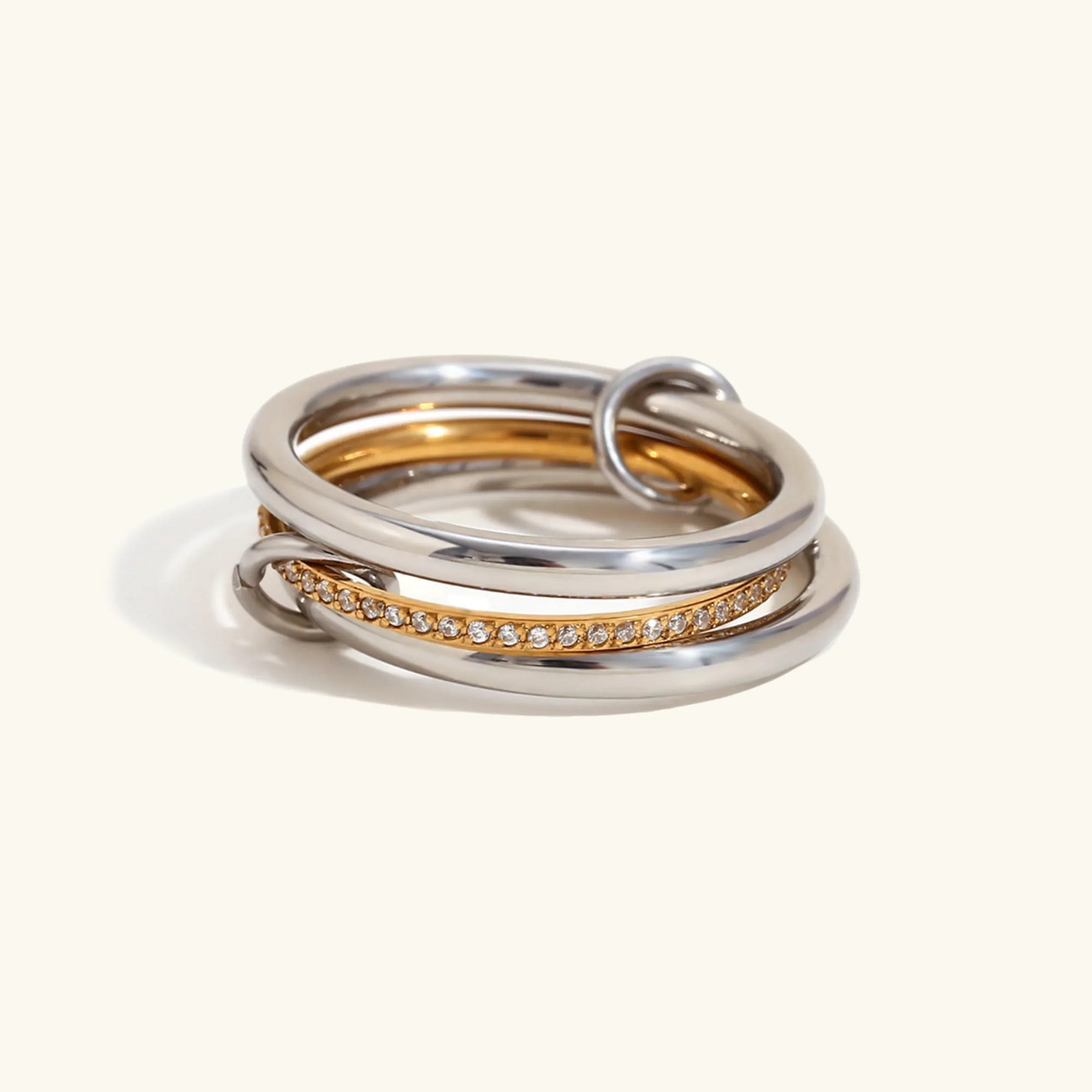 Set di anelli con diamanti Belinda