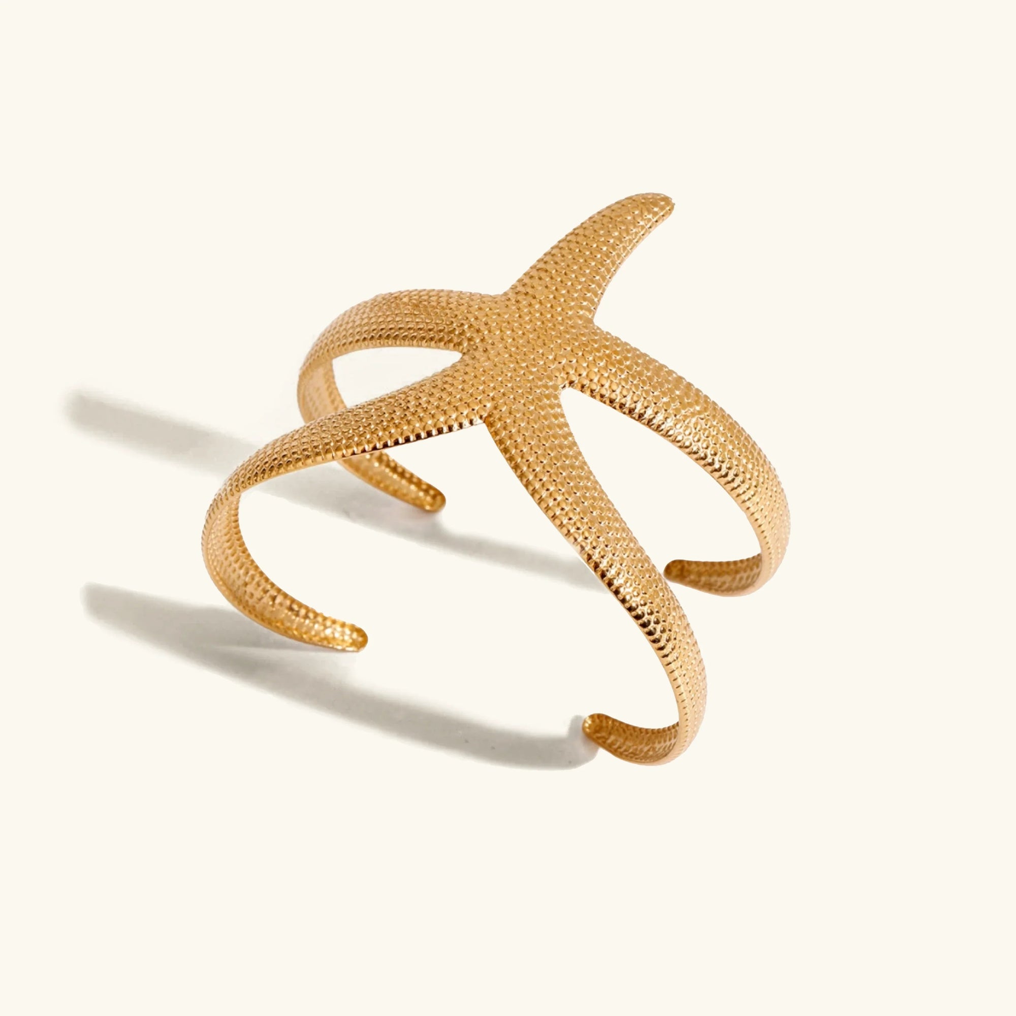 Bracelet manchette Annika Gold Starfish