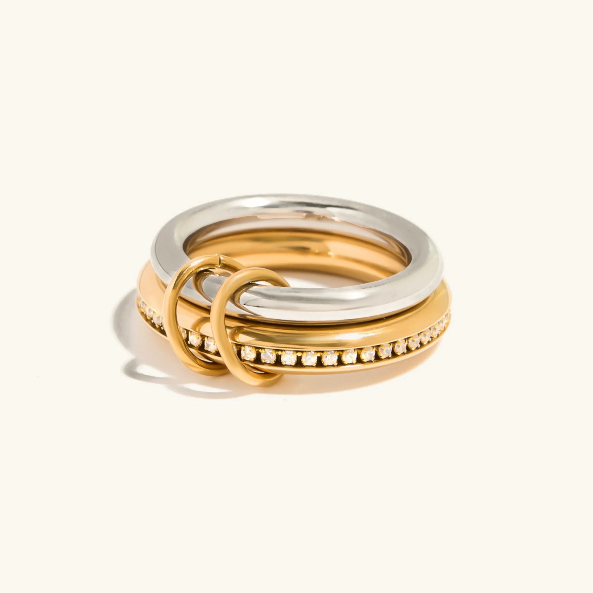 Claire Zwei-Ton-Ring-Set