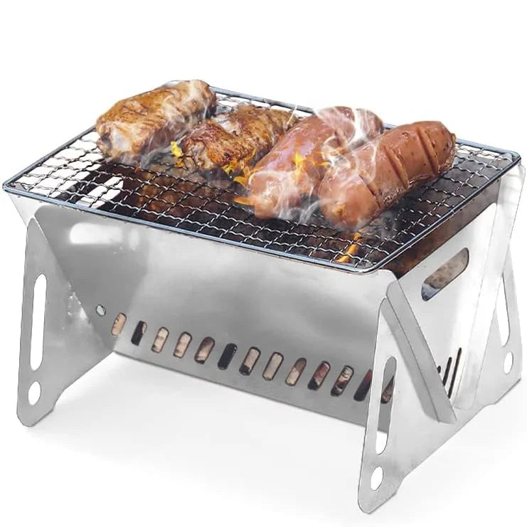 Grătar portabil pentru camping
