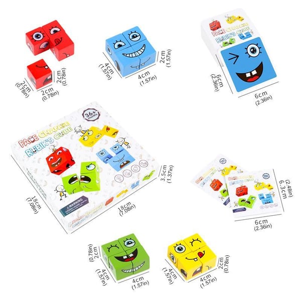 PuzzleMorph – 3D Puzzle with Changeable Faces Magic Cube
