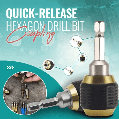 Quick-Release Hex Drill Coupling