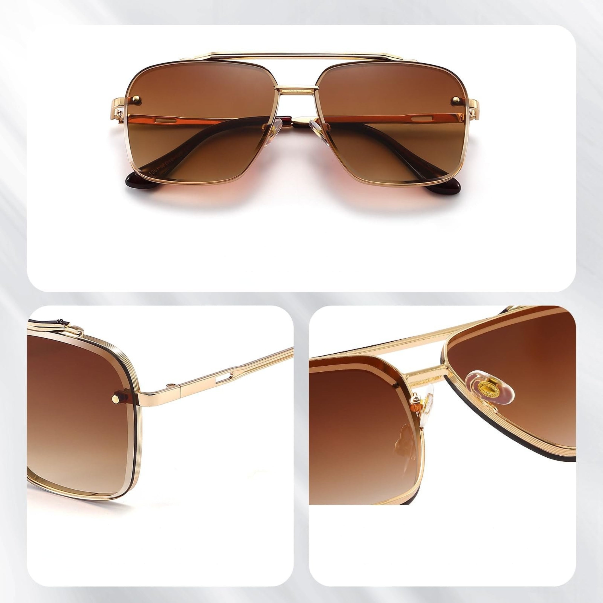 RayForge – Retro Sunglasses with Gradient and UV400 Protection
