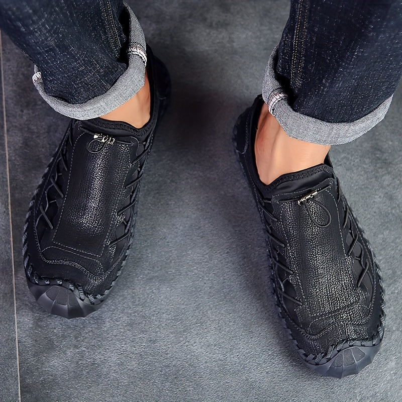 Razam – Leather Sneakers with Non-Slip Sole