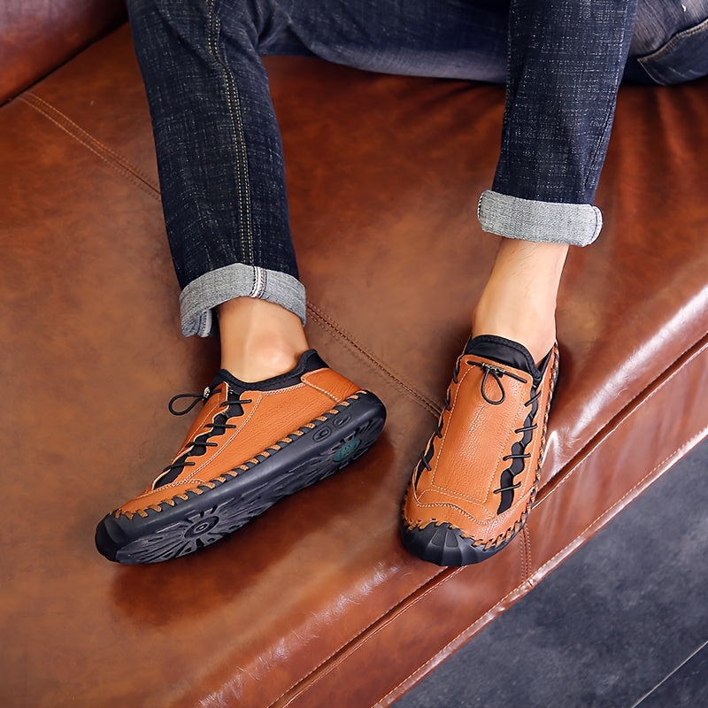 Razam – Leather Sneakers with Non-Slip Sole