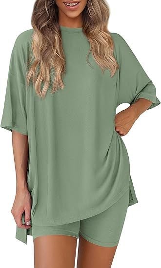 Rikke - Short Sleeve Two-Piece Set