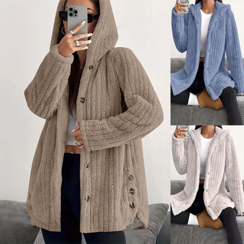 Robine – Long Sleeve Winter Jacket with Hood