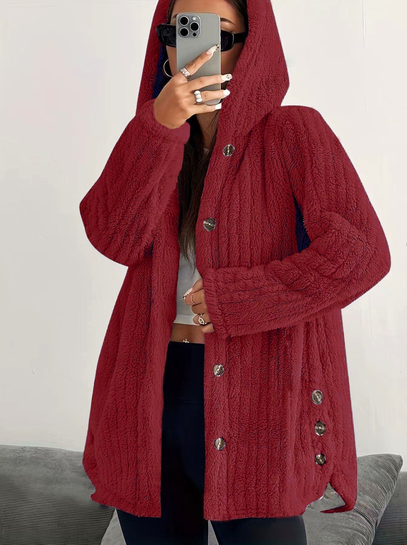 Robine – Long Sleeve Winter Jacket with Hood