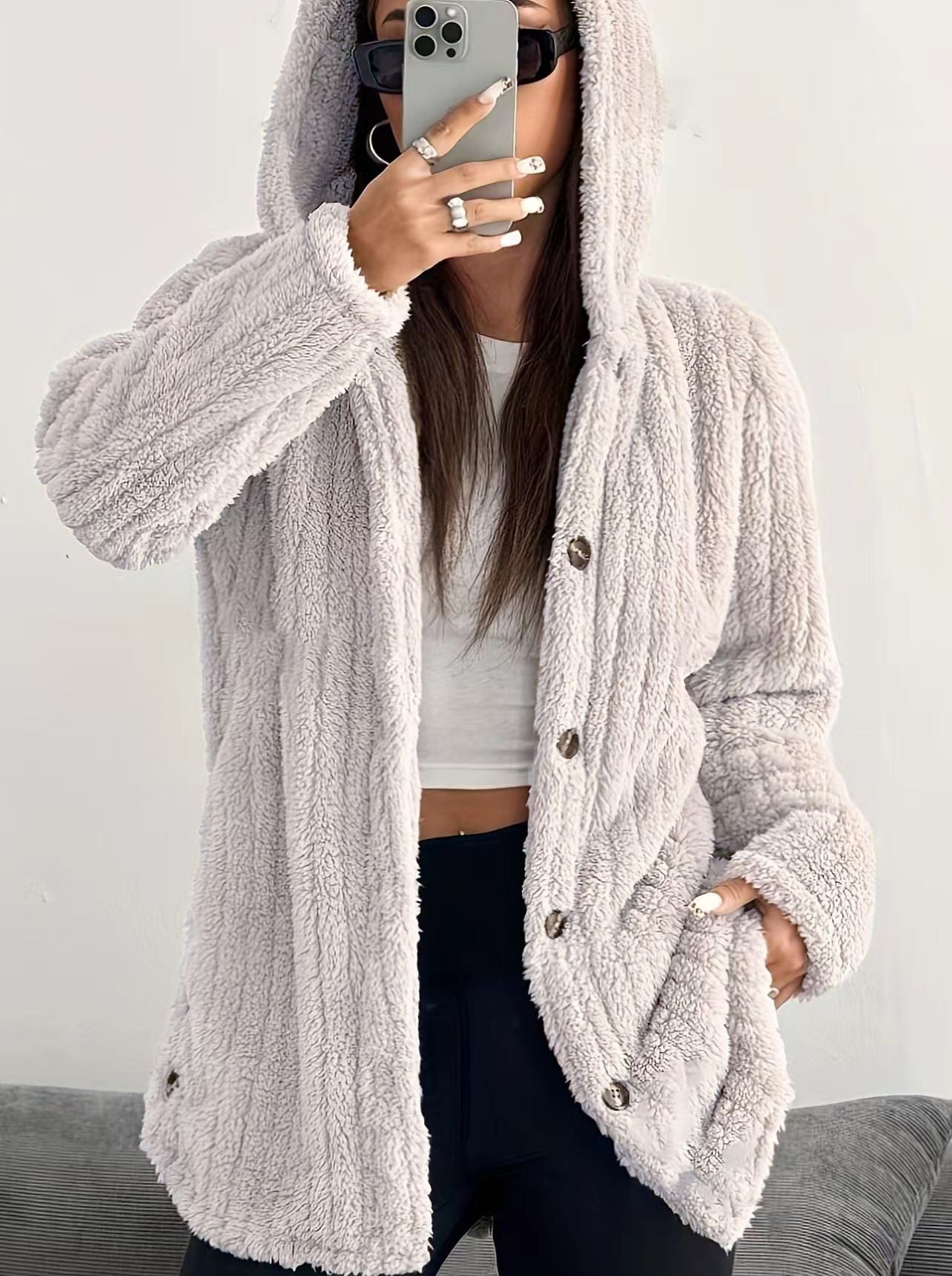 Robine – Long Sleeve Winter Jacket with Hood