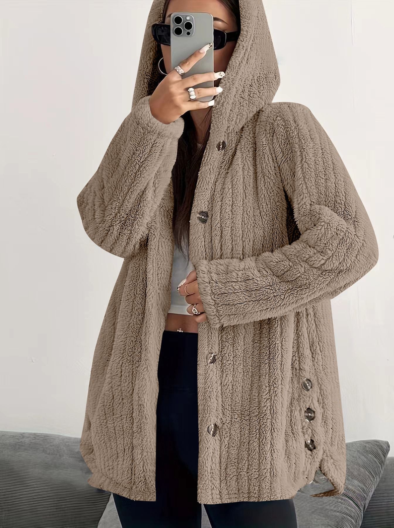 Robine – Long Sleeve Winter Jacket with Hood