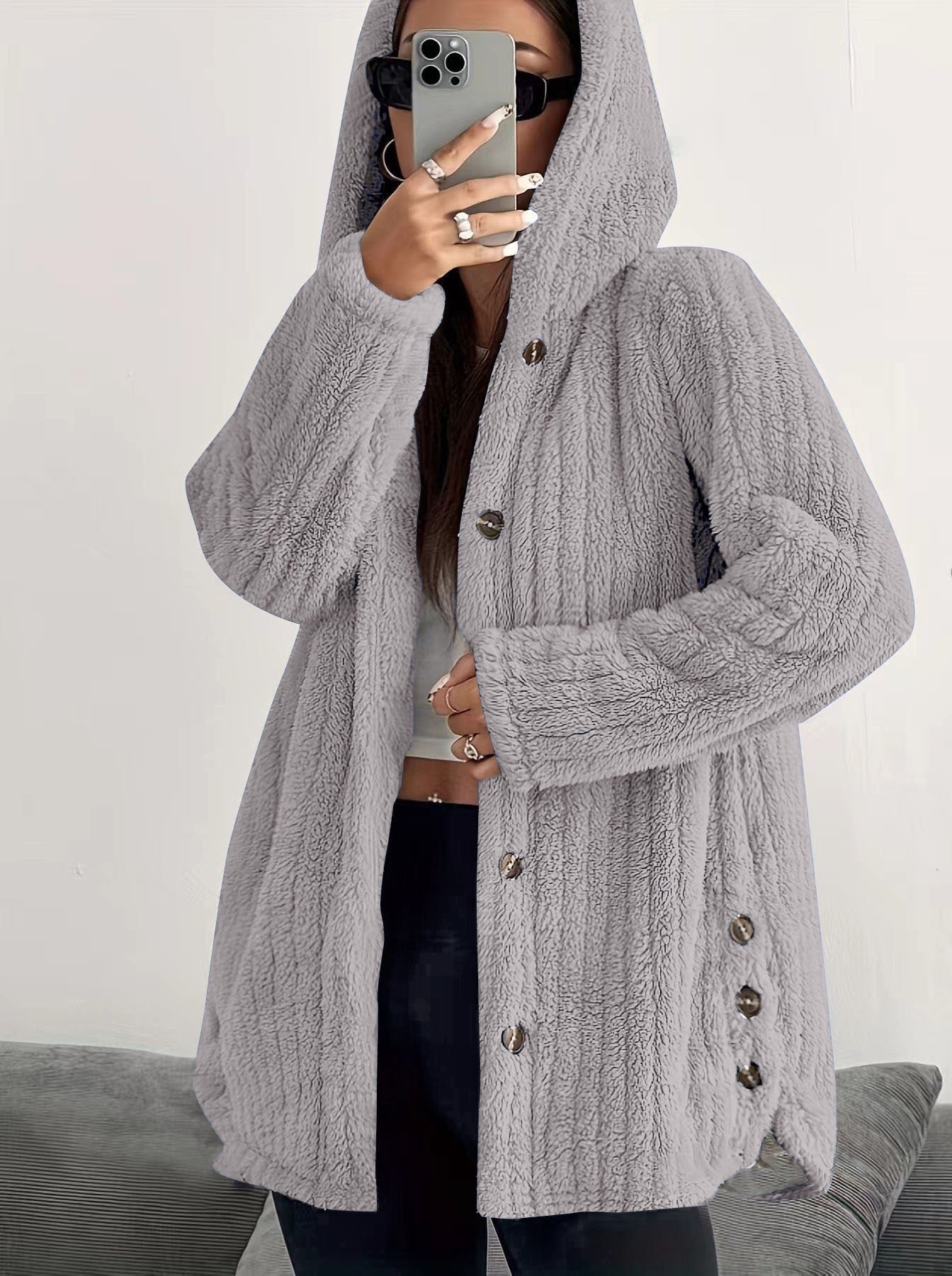 Robine – Long Sleeve Winter Jacket with Hood