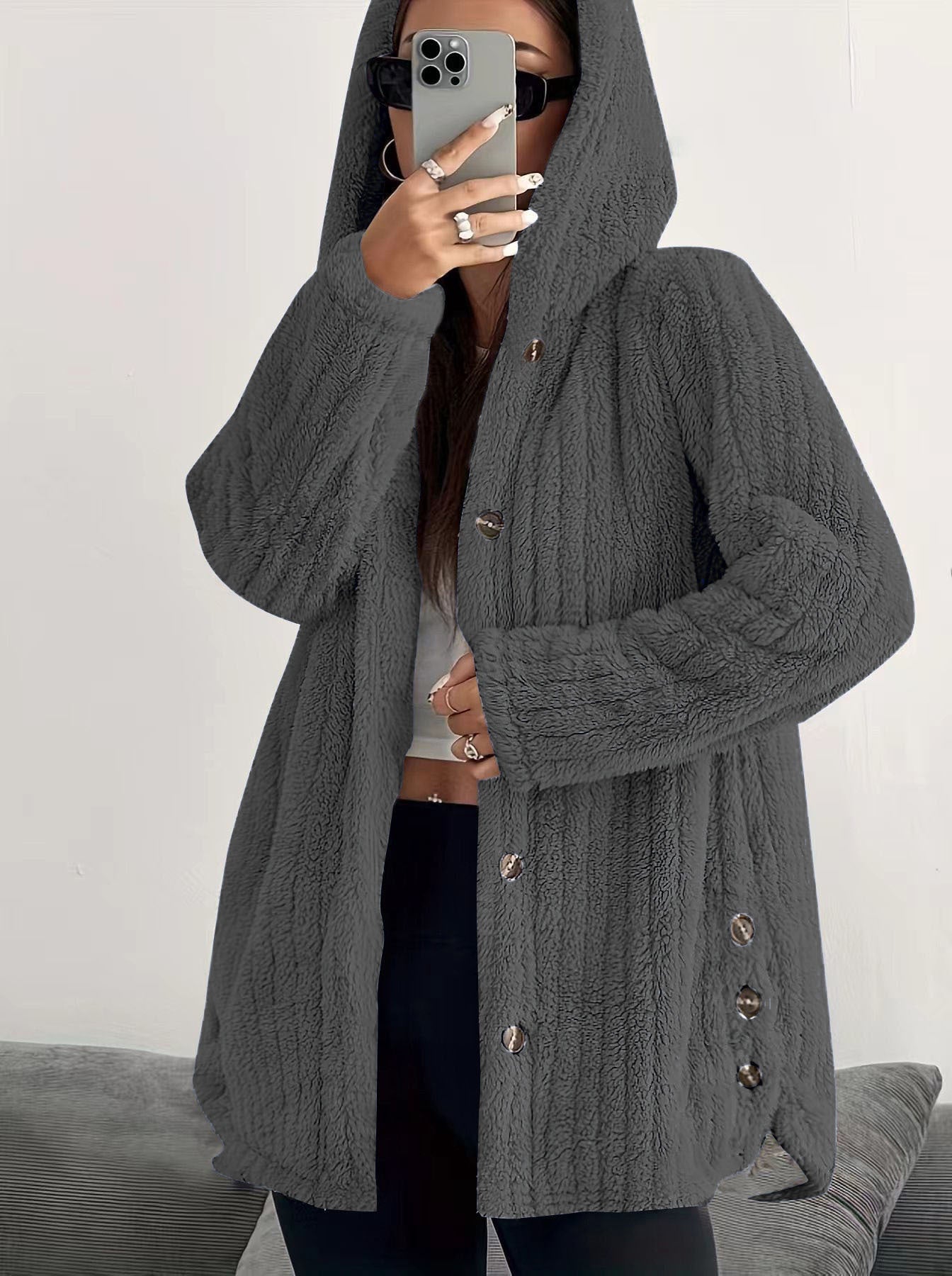 Robine – Long Sleeve Winter Jacket with Hood