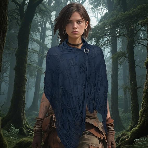 RuneWrap – Medieval Hooded Scarf