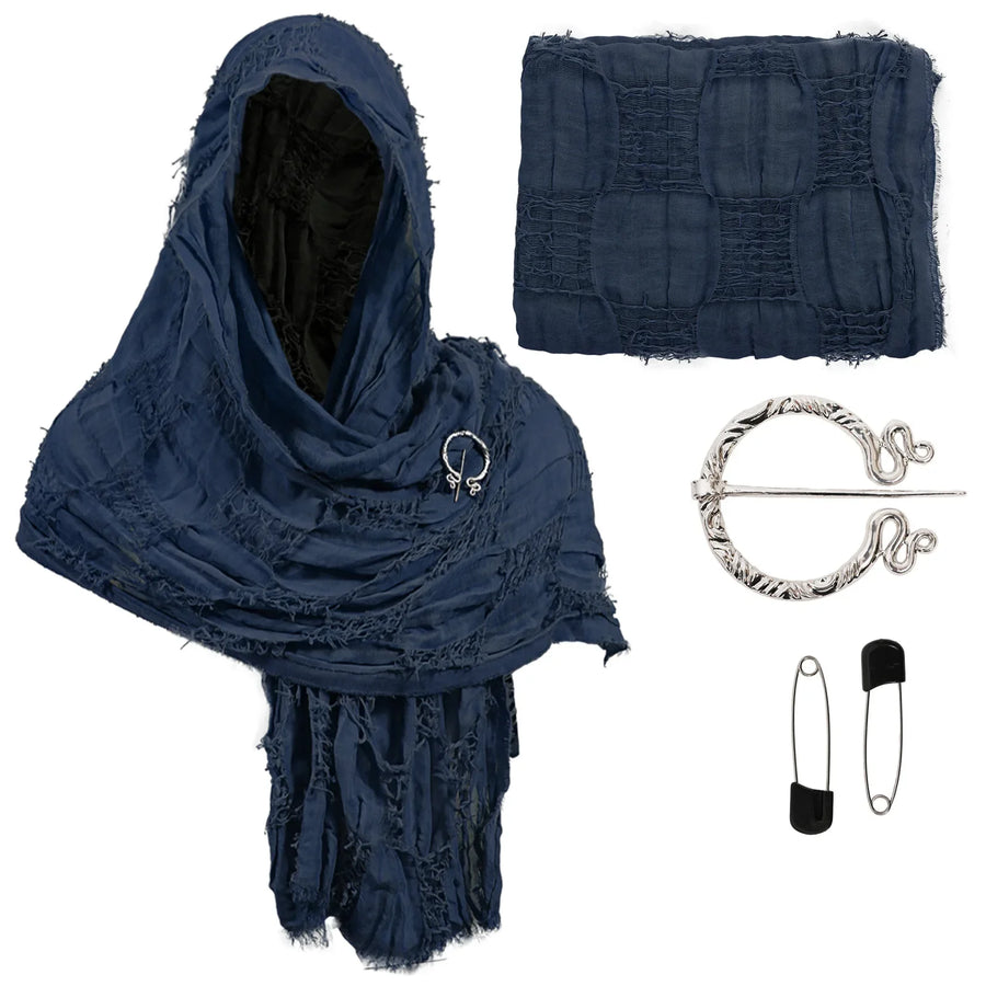 RuneWrap – Medieval Hooded Scarf