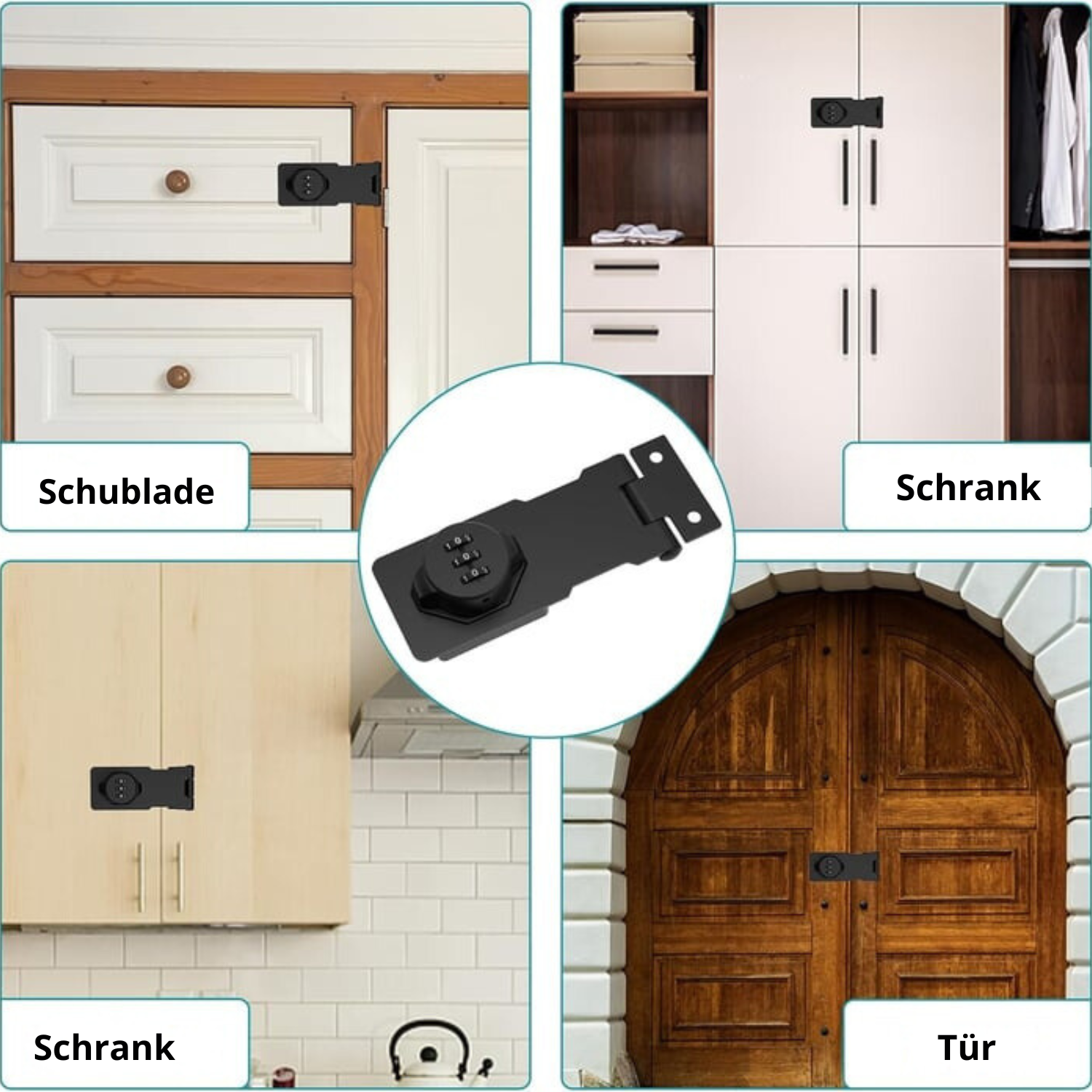 SafeKey – Cabinet Password Hasp Lock