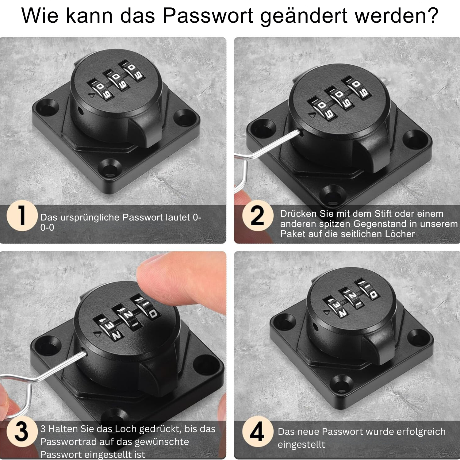 SafeKey – Cabinet Password Hasp Lock