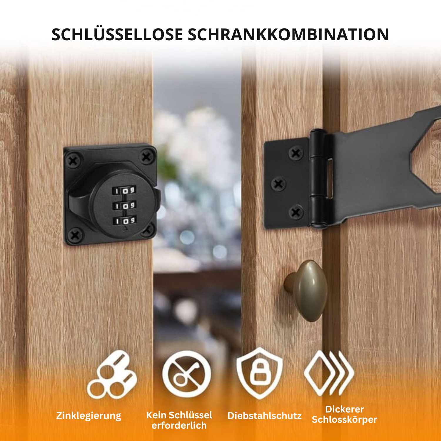 SafeKey – Cabinet Password Hasp Lock