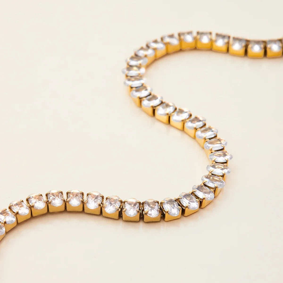 Stridr Edge Oval Cut Tennis Bracelet