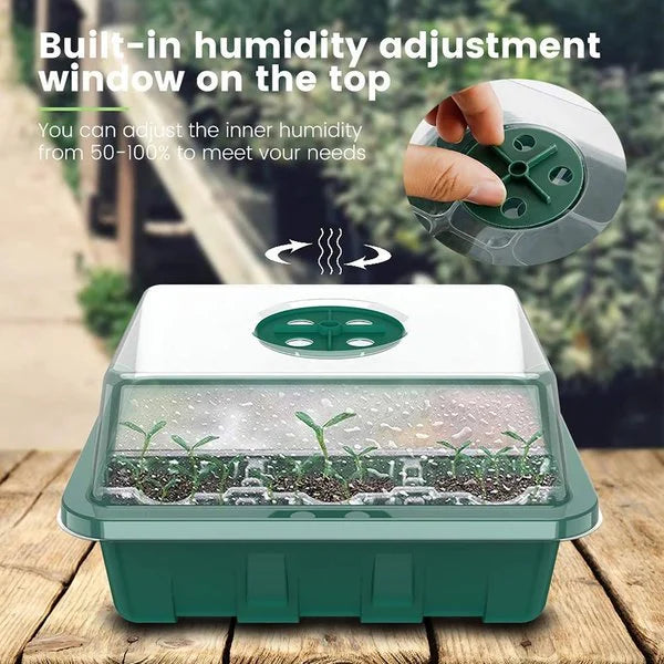 Seed Container with Growth Light