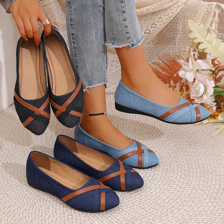 Shakina – Comfortable Shoes with Crossed Straps