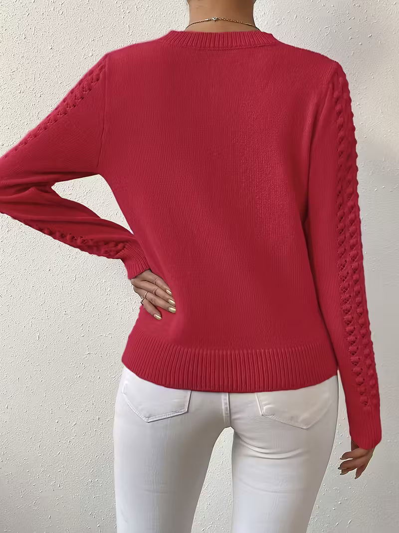Shannen - Long-Sleeve Knit Sweater