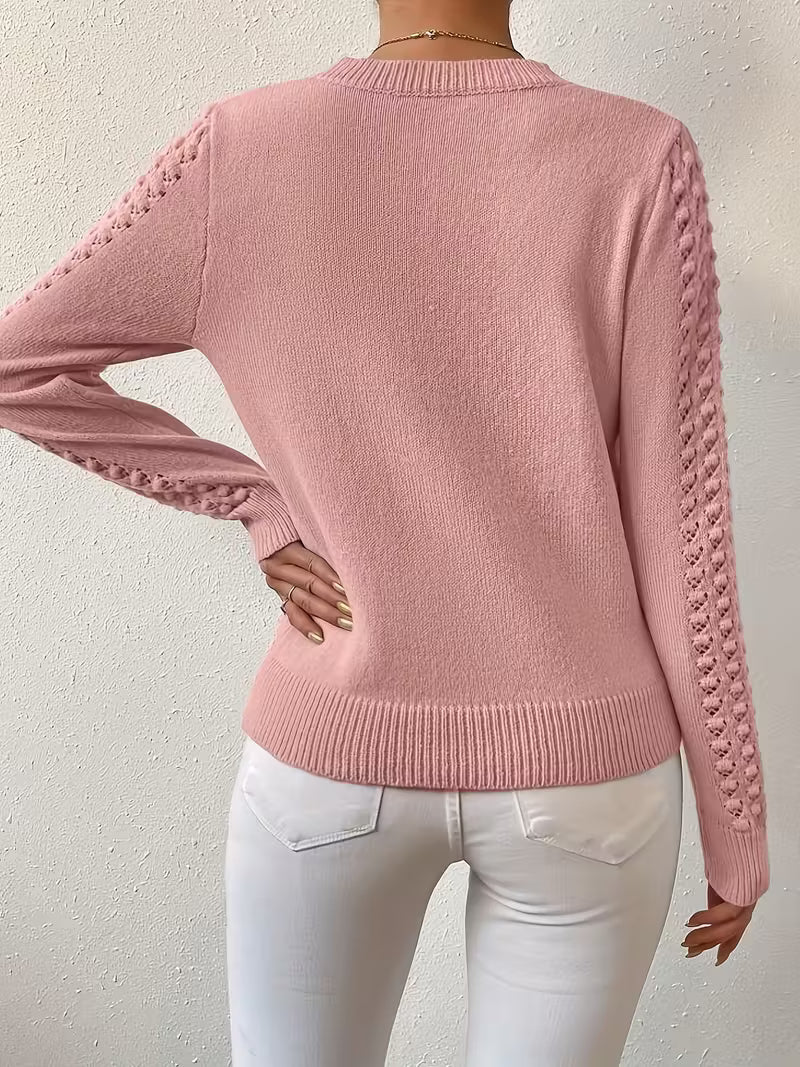Shannen - Long-Sleeve Knit Sweater