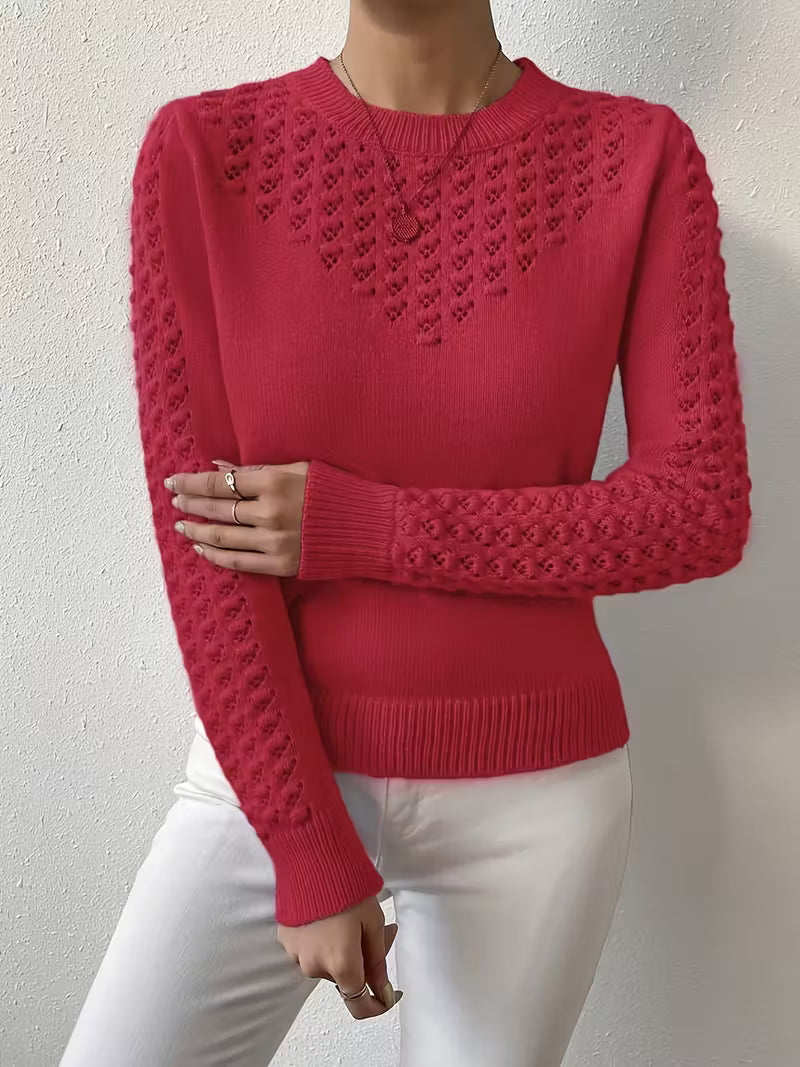 Shannen - Long-Sleeve Knit Sweater