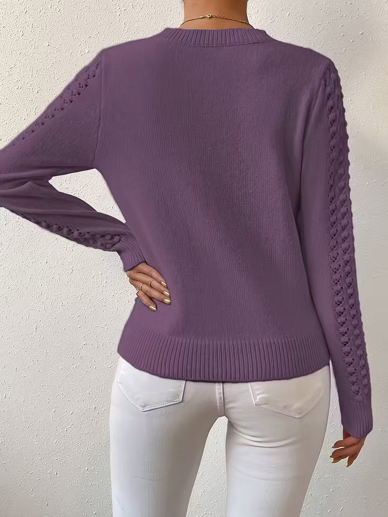 Shannen - Long-Sleeve Knit Sweater