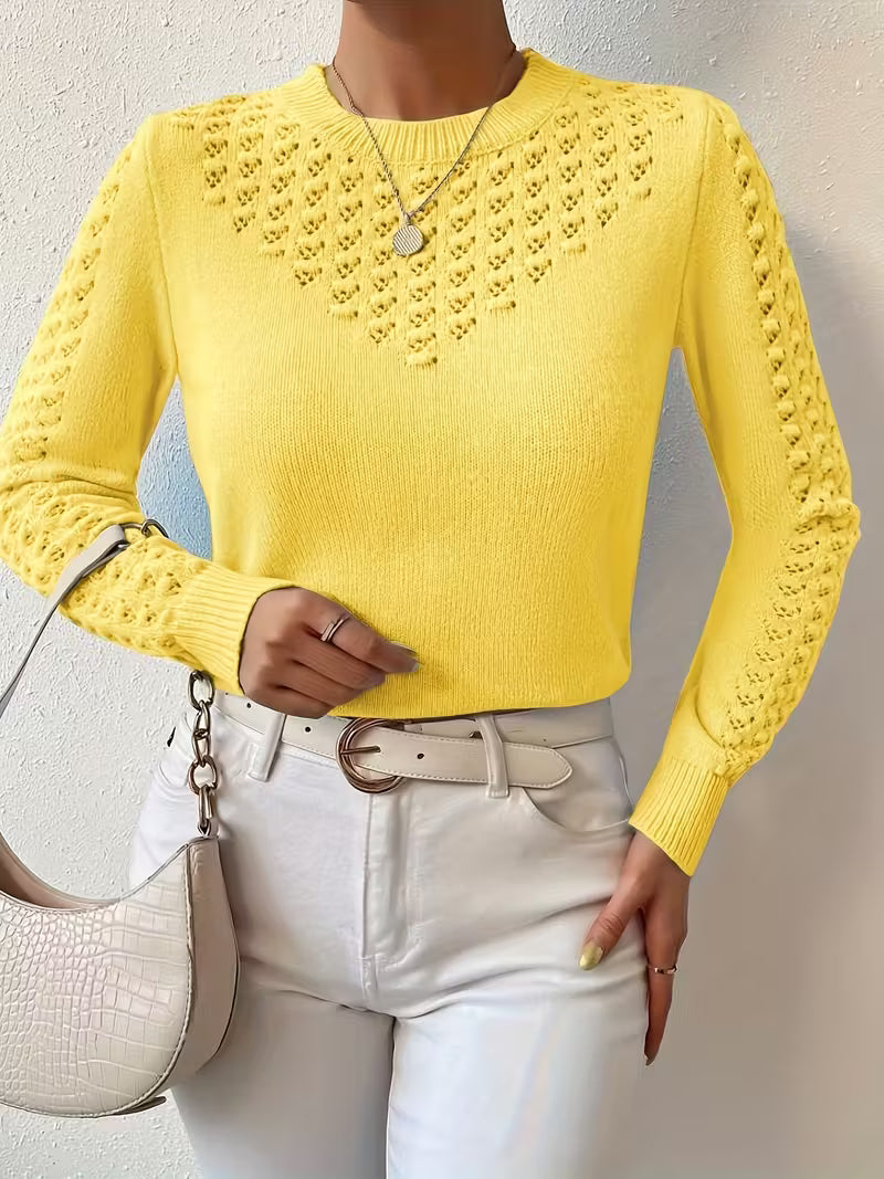 Shannen - Long-Sleeve Knit Sweater