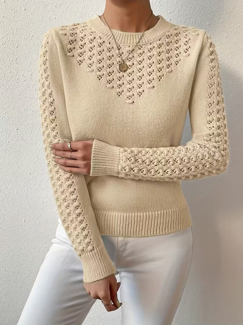 Shannen - Long-Sleeve Knit Sweater