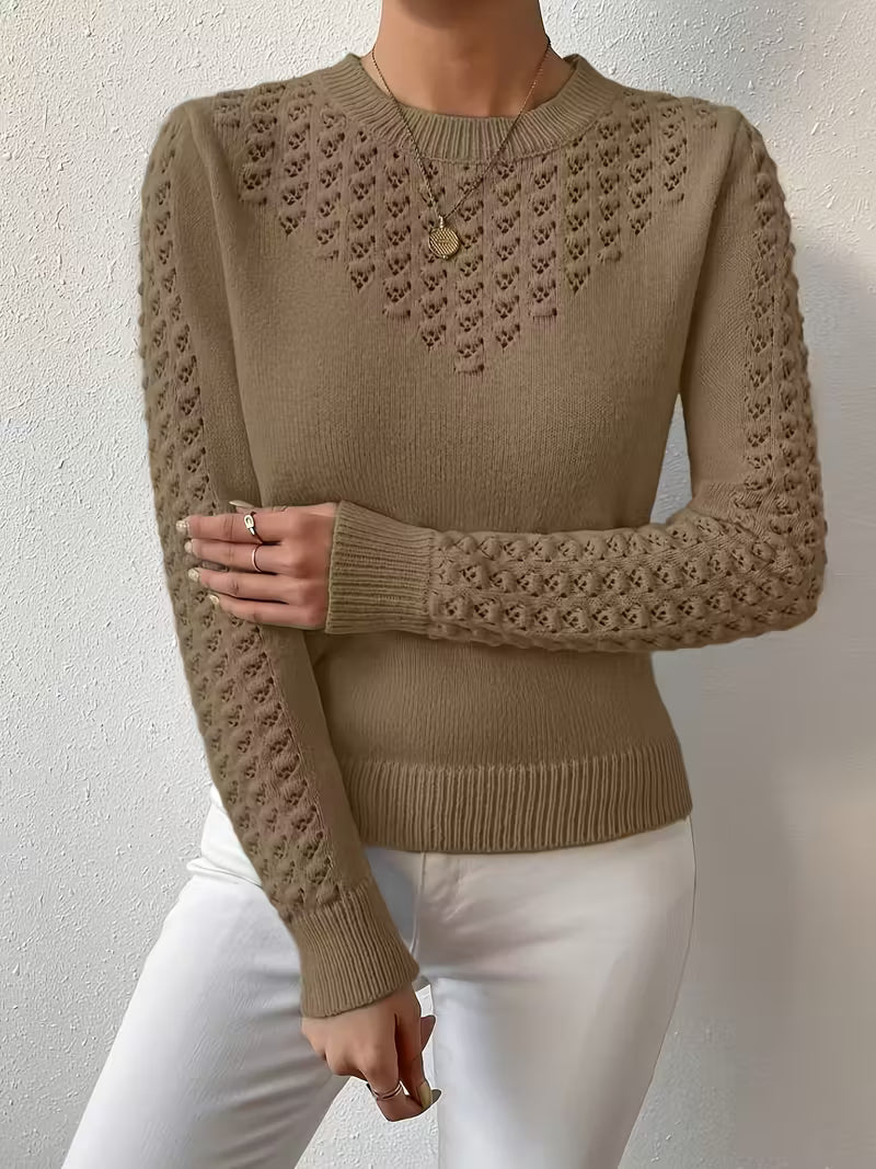 Shannen - Long-Sleeve Knit Sweater