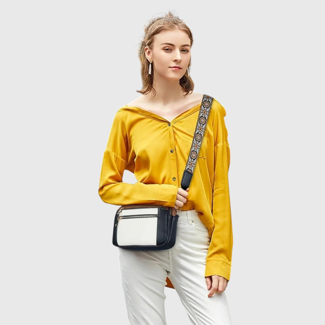 Sharena – Shoulder Bag with Floral Strap