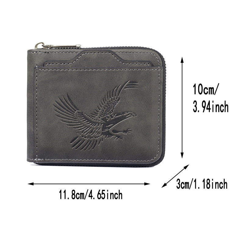 Shawn – Luxury Wallet with Eagle Embossing