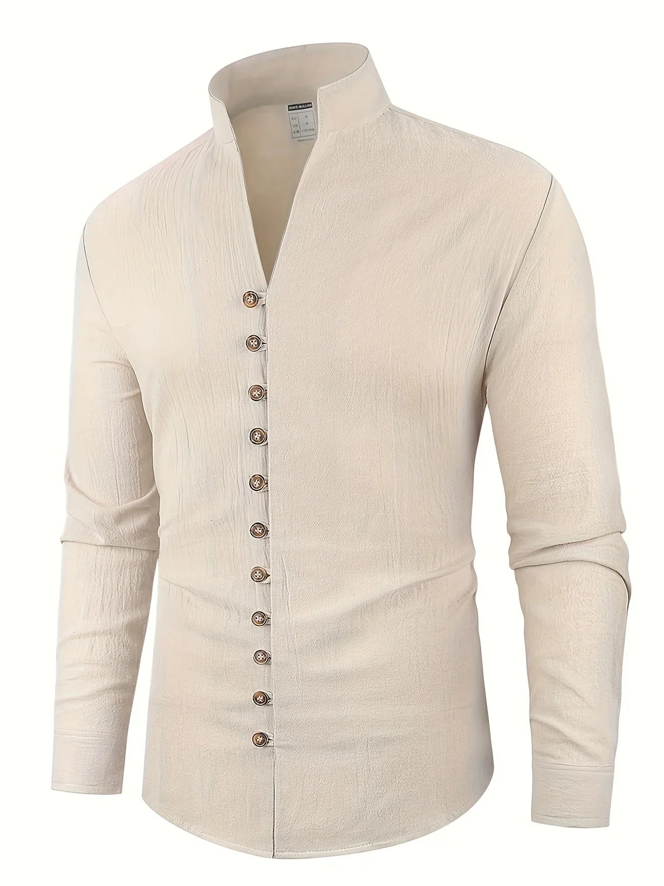 Shayne - Lightweight Cotton Linen Shirt with Long Sleeves