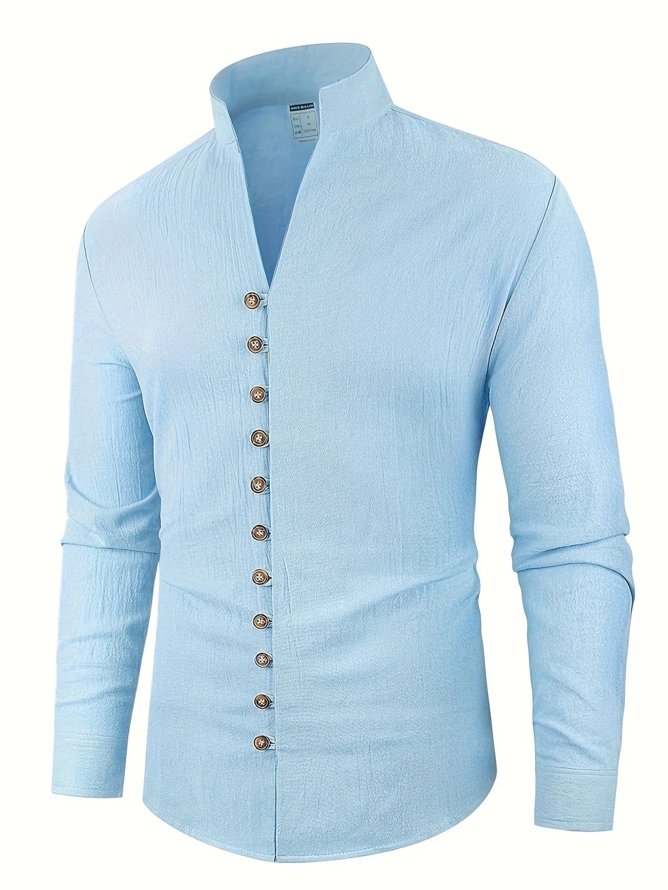 Shayne - Lightweight Cotton Linen Shirt with Long Sleeves