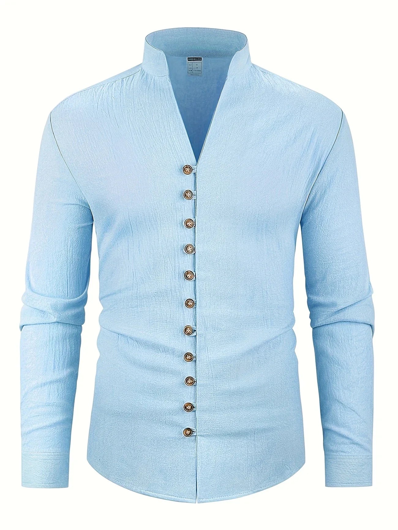 Shayne - Lightweight Cotton Linen Shirt with Long Sleeves