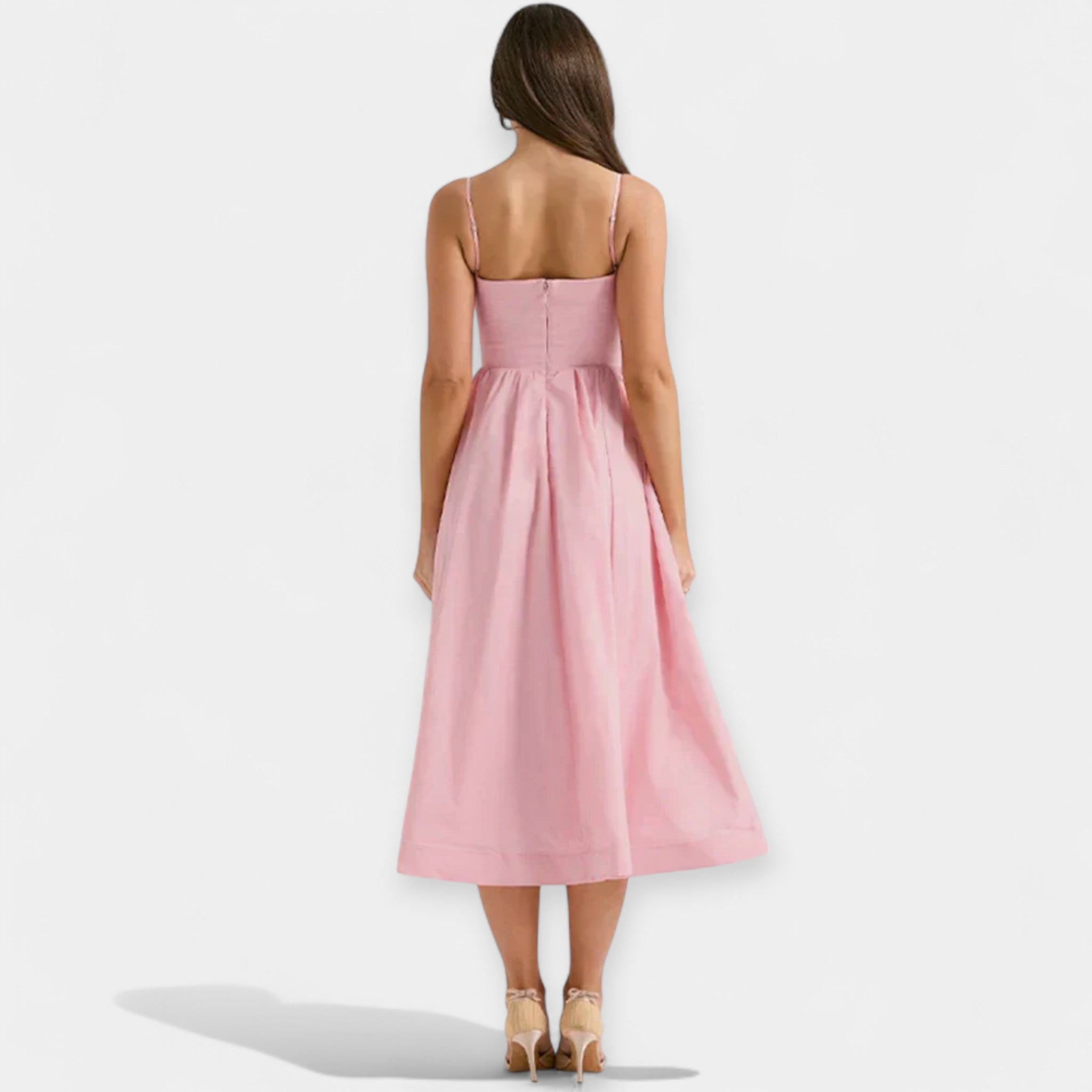 Shelley – Mini Dress with Round Neckline and Straps