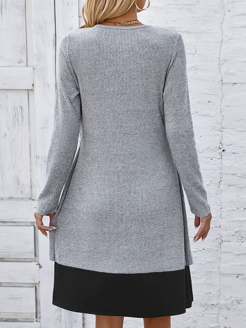 Shirahoshi - Fall and Winter Suit with Round Neckline Two-Piece