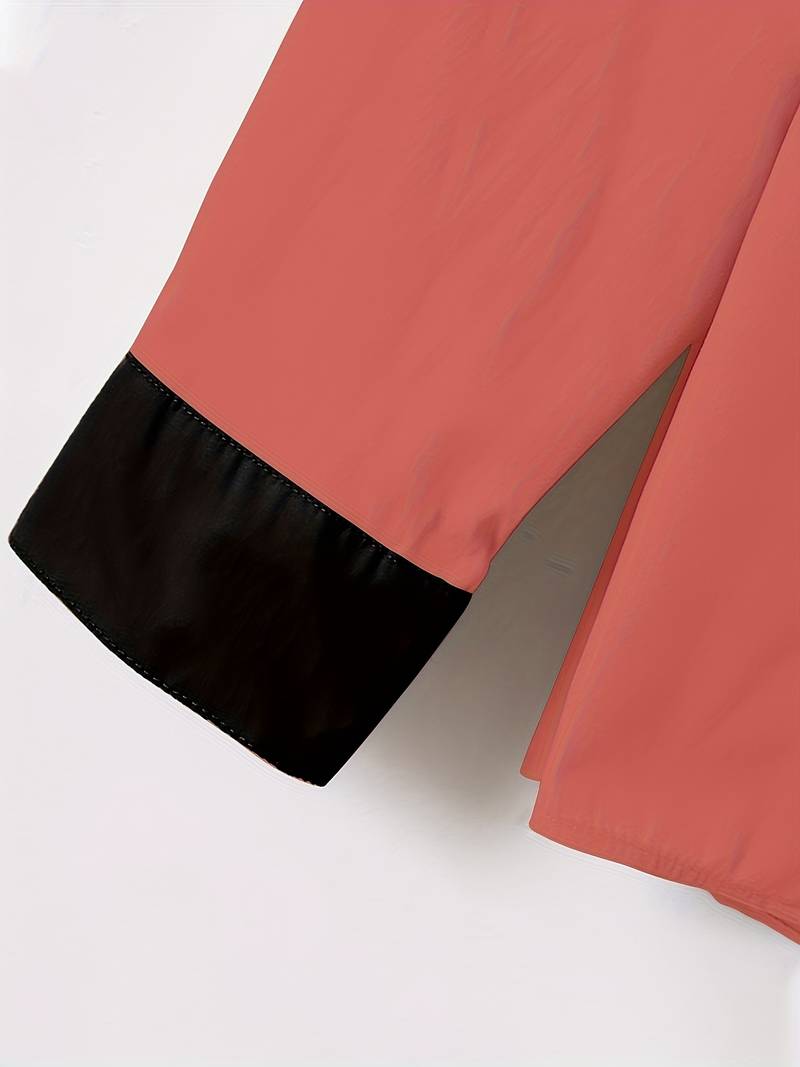 Shoval - Elegant Long Sleeve Shirt with Button Placket