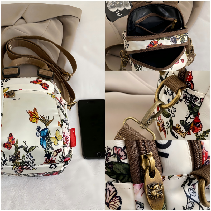 Sibella – Stylish Multi-layered Crossbody Bag with Prints