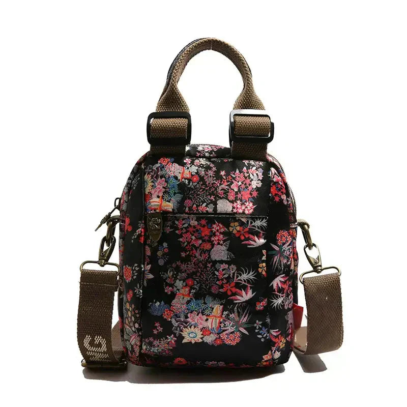 Sibella – Stylish Multi-layered Crossbody Bag with Prints