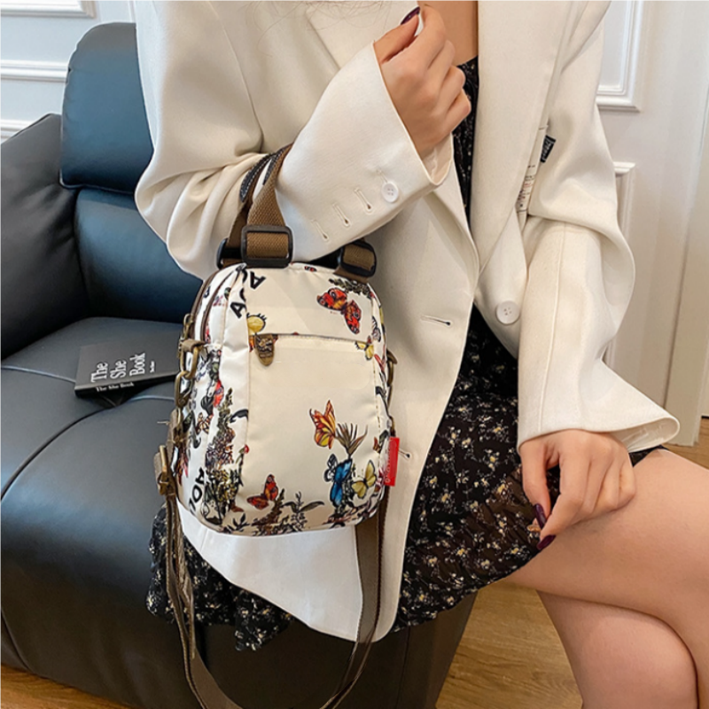 Sibella – Stylish Multi-layered Crossbody Bag with Prints