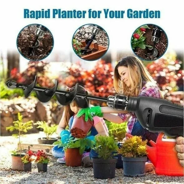Simple Garden Work Snail Drill Spiral Drill