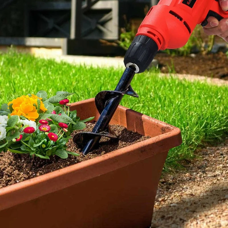 Simple Garden Work Snail Drill Spiral Drill