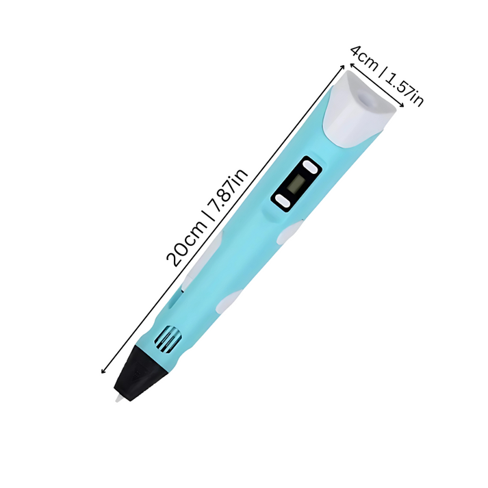 SketchFlow – Portable 3D Printing Pen Set with LED Display
