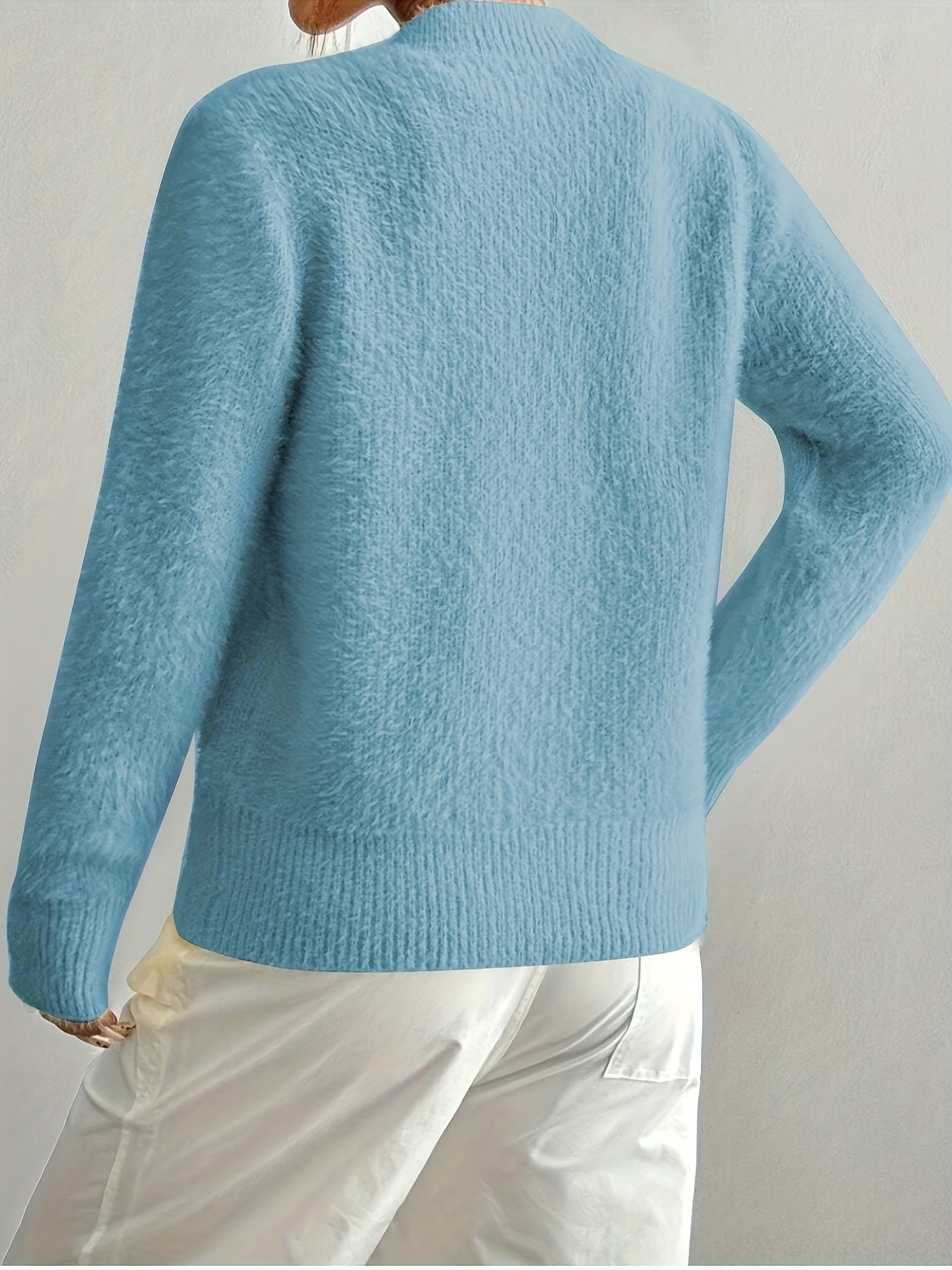 Smelissa – Long-Sleeve Knitted Cardigan with Heart Buttons