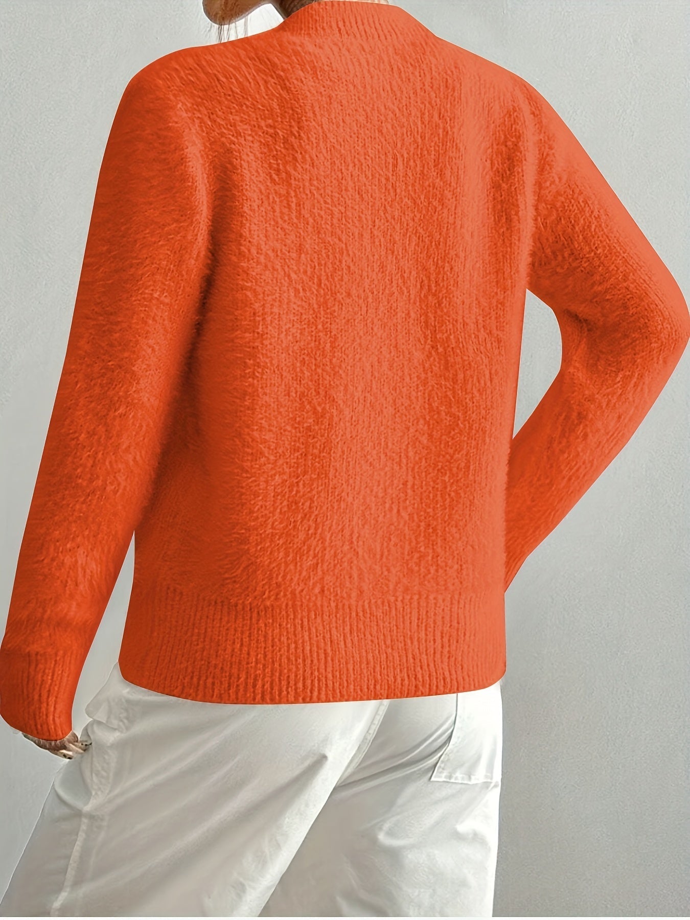 Smelissa – Long-Sleeve Knitted Cardigan with Heart Buttons
