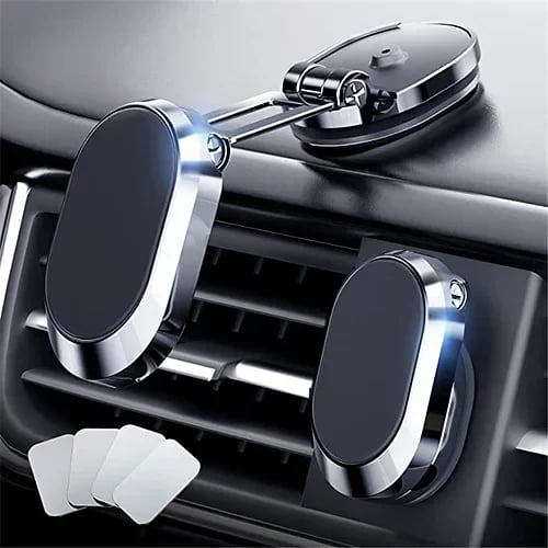 SnapDrive - Foldable Magnetic Phone Holder Car